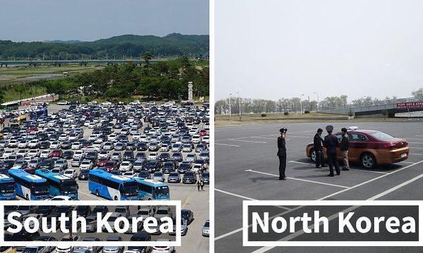 Стаття Найди 7 отличий: фотограф сопоставил кадры Северной и Южной Кореи Ранкове місто. Крим