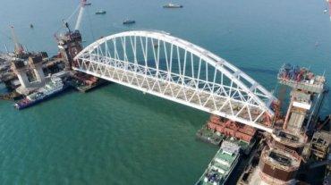 Статья Две платформы Керченского моста провалились Утренний город. Крым