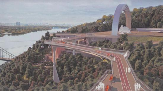Стаття Власти Киева одобрили проект строительства воздушного моста Утренний город. Крим