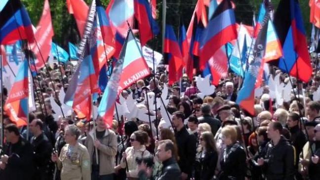 Стаття Как в ОРДЛО боевики насильно сгоняли бюджетников и студентов на «первомай» Ранкове місто. Крим