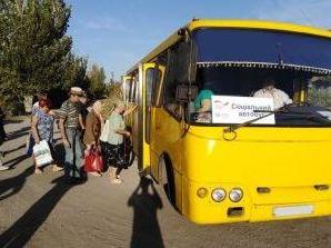 Стаття Для жителей прифронтового Бердянского запустили бесплатный автобус на Мариуполь Ранкове місто. Крим