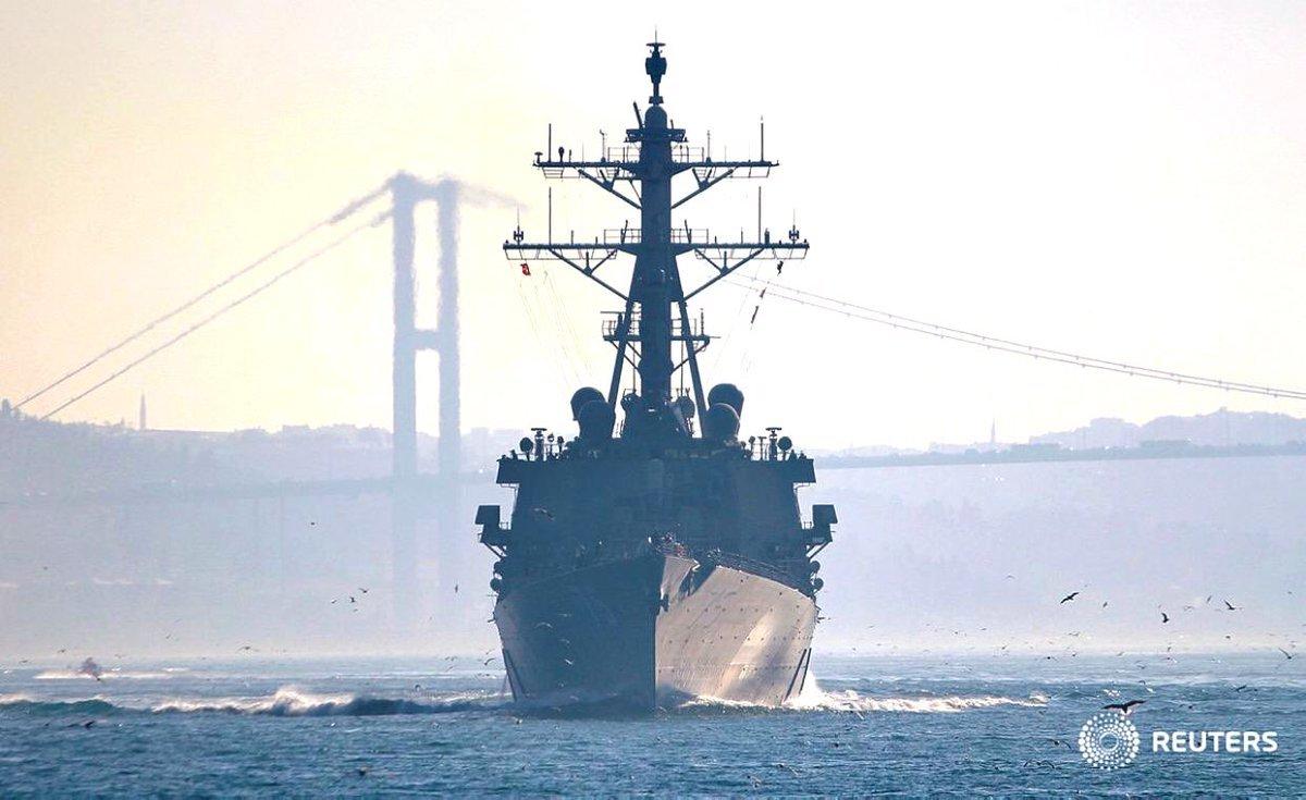 Стаття Военный корабль США зашел в Черное море для учений с участием Украины: фото Ранкове місто. Крим