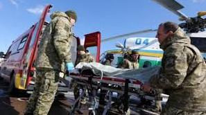 Стаття Столичный военный госпиталь принял тяжело раненых военных с Донбасса Ранкове місто. Крим
