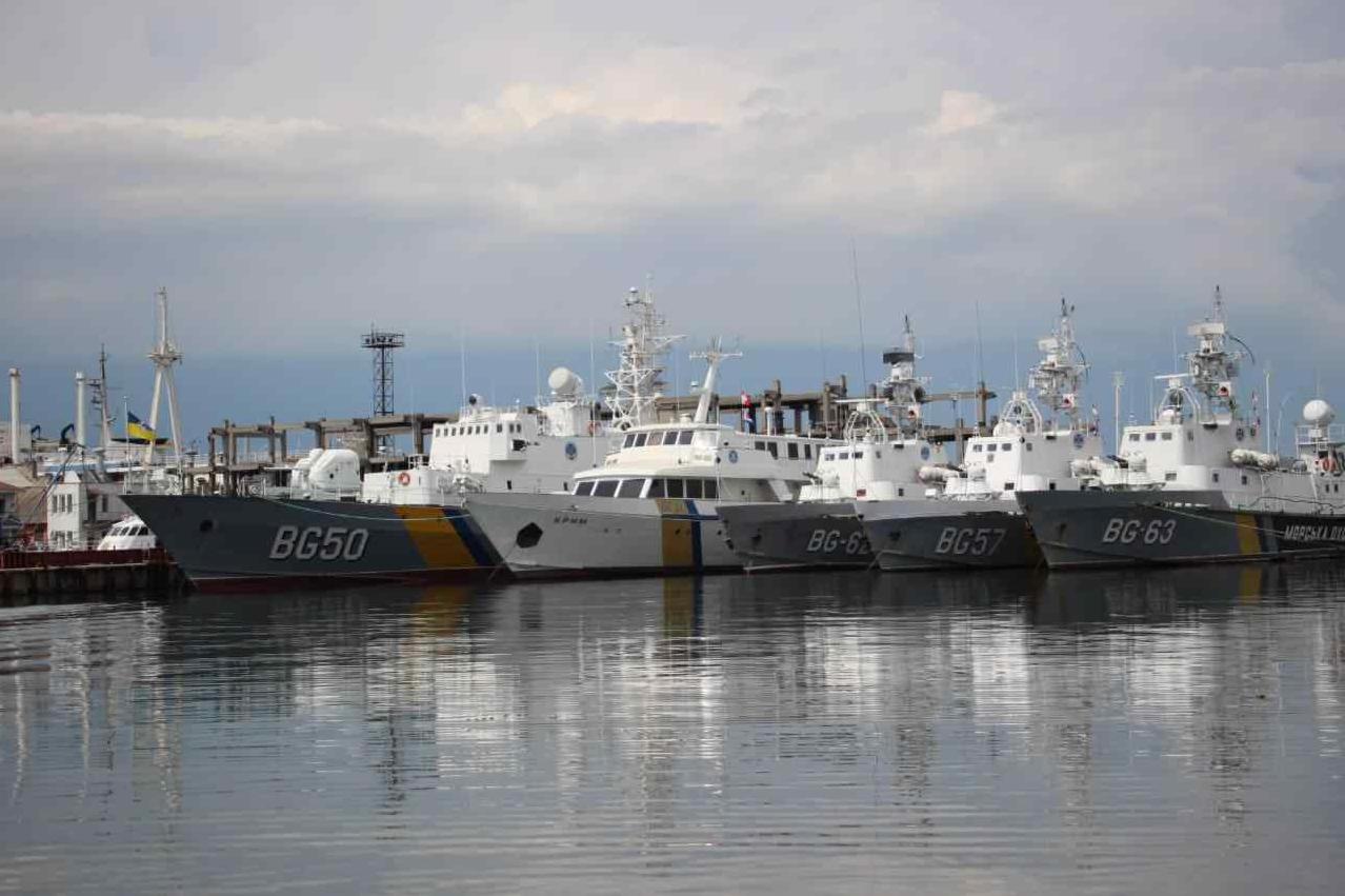 Стаття Морская охрана спустила на воду отремонтированные в Одессе корабли. Фото Ранкове місто. Крим