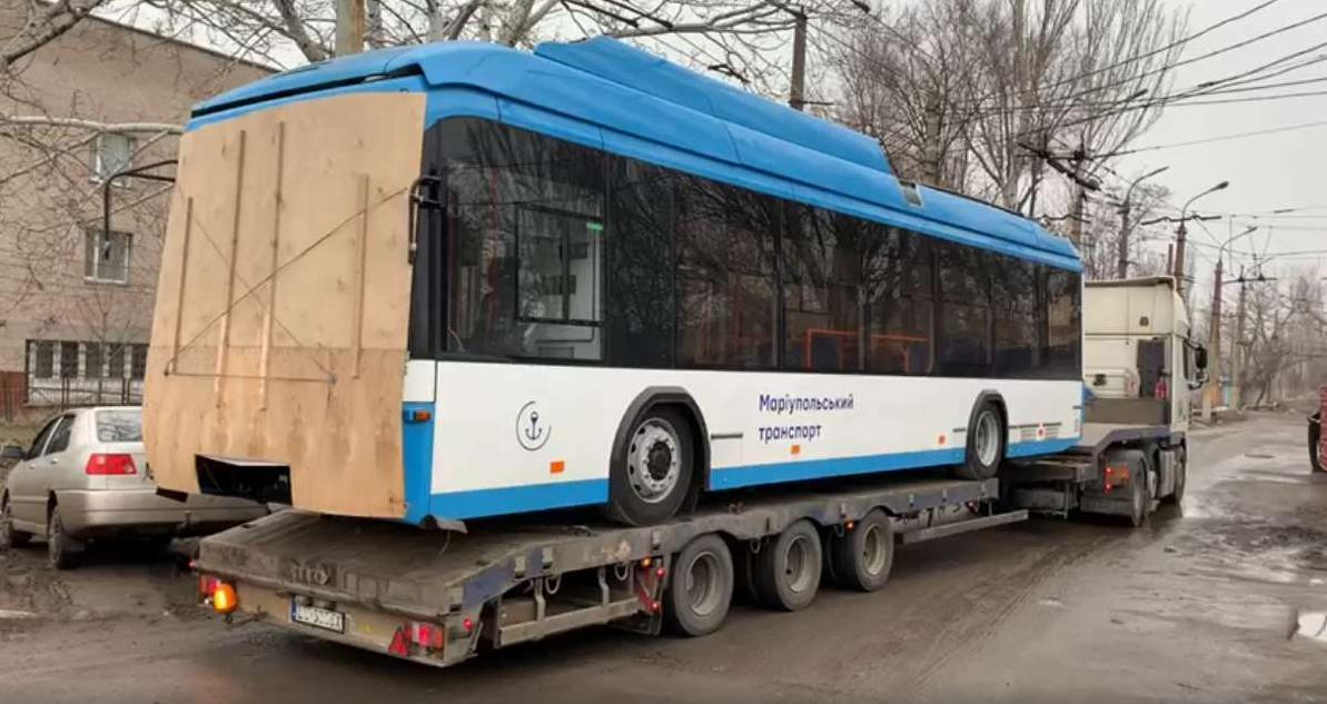 Стаття До Маріуполя приїхав перший білоруський тролейбус Ранкове місто. Крим