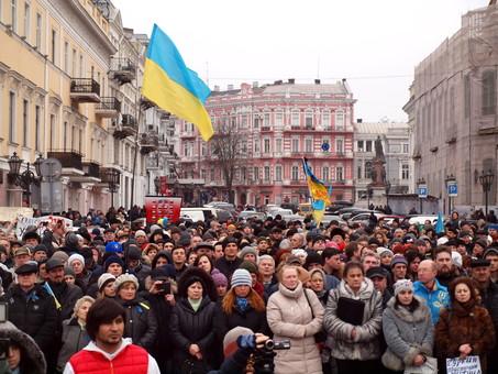 Стаття Как в Одессе выступили 2 марта против российской агрессии и Путина (ФОТО) Ранкове місто. Крим