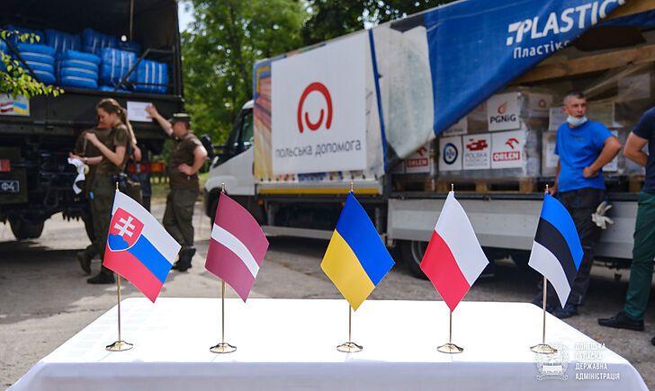 Стаття Латвія та Польща передали гуманітарну допомогу жителям Донбасу Ранкове місто. Крим