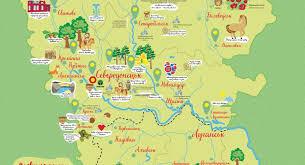 Стаття На Луганщине создали карту изюминок области Ранкове місто. Крим