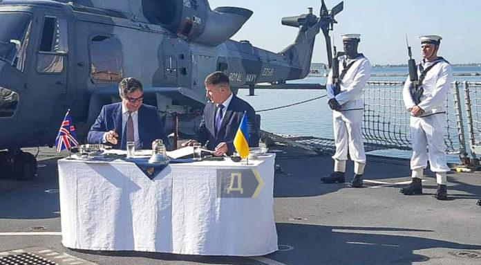 Стаття В Одессе на британском эсминце подписан договор о развитии ВМСУ — что известно? Ранкове місто. Крим