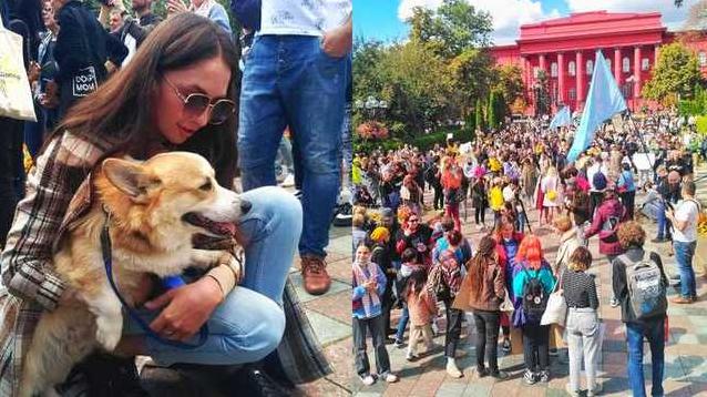 Стаття «Україна не шкуродерня»: украинцы в 30 городах вышли на Марш за животных Ранкове місто. Крим
