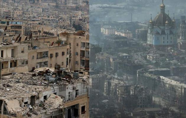 Стаття Окупанти перетворили Маріуполь на «друге Алеппо»: журналісти порівняли фото Ранкове місто. Крим