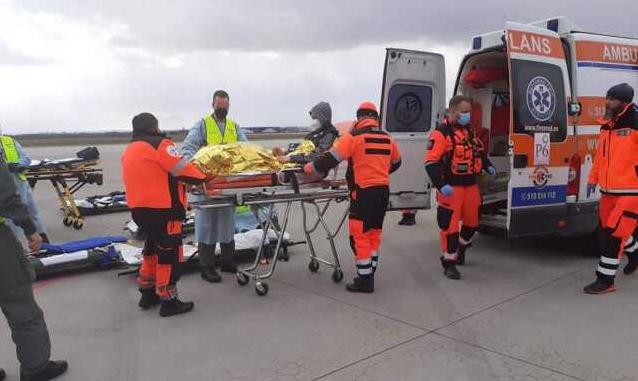 Стаття Эвакуация раненых: в Украине впервые использовали «летучий госпиталь» военных Германии Ранкове місто. Крим