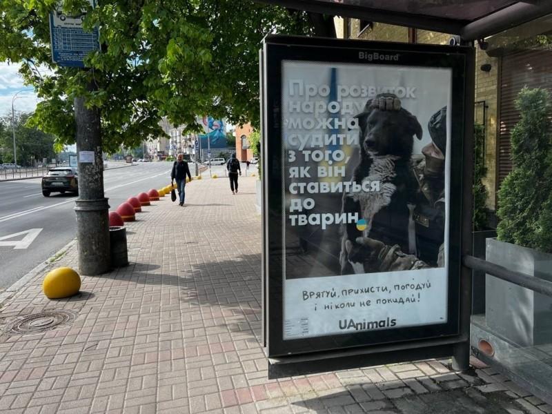 Стаття На вулицях міста з’явилася реклама із українськими захисниками та врятованими тваринами Ранкове місто. Крим