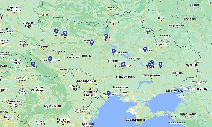 Статья Де отримати допомогу: створено мапу гуманітарних хабів для жителів Луганщини Утренний город. Крым