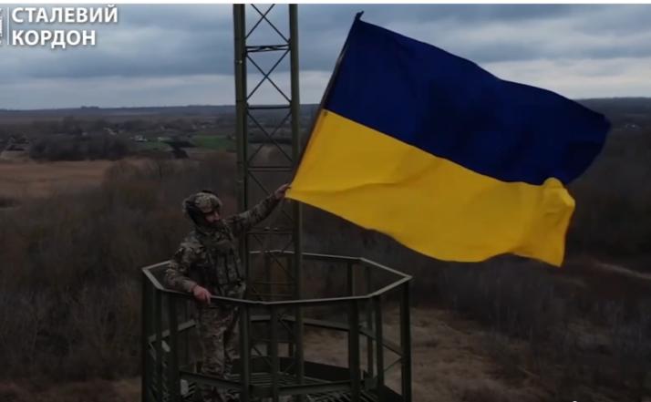 Стаття Український прапор підняли на кордоні з росією у пункті пропуску «Бударки». ВІДЕО Ранкове місто. Крим
