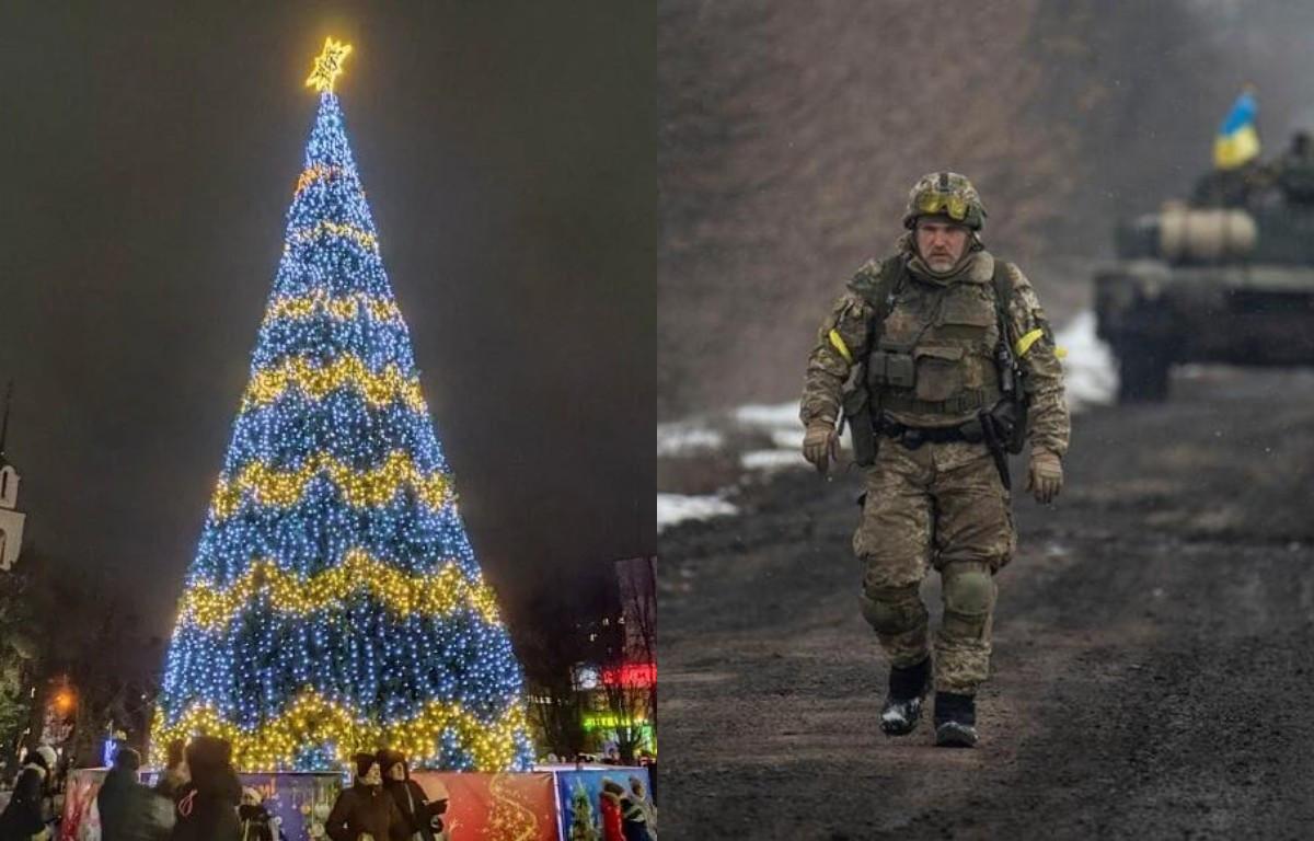 Стаття Свято в умовах війни: чи будуть на Донеччині встановлювати новорічні ялинки? Ранкове місто. Крим